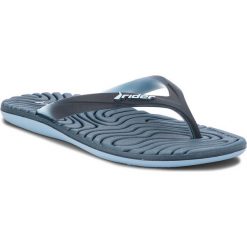 Japonki RIDER - Smoothie IV Fem 82222 Blue/Blue 20764. Niebieskie klapki damskie Rider, bez wzorów, z tworzywa sztucznego, bez obcasa. Za 89,99 zł.