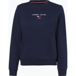Tommy Jeans - Damska bluza nierozpinana, niebieski. Niebieskie bluzy z nadrukiem damskie Tommy Jeans, l, z jeansu. Za 349,95 zł.