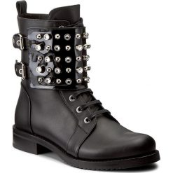 Buty zimowe damskie: Botki LORIBLU – 8I K2T172 KK Vitello Nero/Vernice Nera