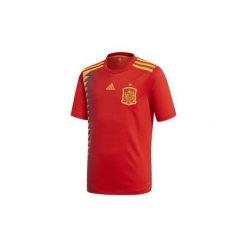 T-shirty z krótkim rękawem Dziecko adidas Koszulka podstawowa reprezentacji Hiszpanii. Czerwone bluzki dziewczęce marki Adidas, bez wzorów, z krótkim rękawem. Za 279,00 zł.