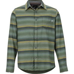 Koszula funkcyjna "Fairfax Midweight Flannel" w kolorze zielonym. Zielone koszule męskie Marmot, m, w paski, z materiału, z klasycznym kołnierzykiem, bez rękawów. W wyprzedaży za 129,95 zł.
