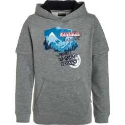 Napapijri BOLD Bluza z kapturem medium grey melange. Szare bluzy chłopięce marki Napapijri, z bawełny, z kapturem. W wyprzedaży za 174,85 zł.