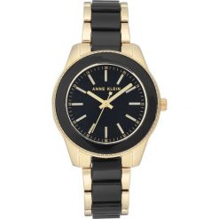 Zegarek Anne Klein Damski Klasyczny AK/3214BKGB Gold and Black. Czarne zegarki damskie Anne Klein. Za 318,00 zł.