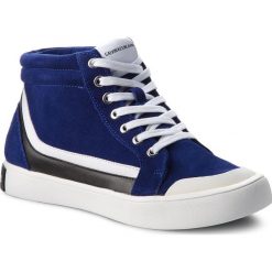 Trampki CALVIN KLEIN JEANS - Dione S1765 Ocean/White/Black. Niebieskie półbuty męskie Calvin Klein Jeans, na co dzień, bez wzorów, z jeansu, eleganckie, bez zapięcia. W wyprzedaży za 339,00 zł.
