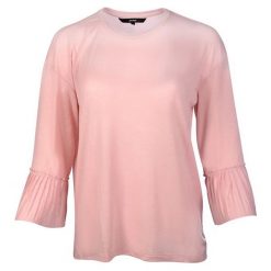 Vero Moda Ladies T-Shirt Jakuri 3/4 Mankietów Frill Top d2-2 Zephyr Melange (Rozmiar S). Różowe koszulki damskie marki Vero Moda, s, bez wzorów, bez kołnierzyka. W wyprzedaży za 28,00 zł.