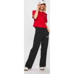 Calvin Klein Jeans - T-shirt. Szare bluzki damskie Calvin Klein Jeans, s, z aplikacjami, z bawełny, z okrągłym kołnierzem. Za 169,90 zł.