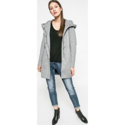 Only - Płaszcz. Szare płaszcze damskie pastelowe ONLY, l, z bawełny. W wyprzedaży za 159,90 zł.