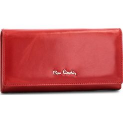 Duży Portfel Damski PIERRE CARDIN - 01 LINE 100 Czerwony. Czerwone portfele damskie marki Pierre Cardin, bez wzorów, ze skóry. Za 139,00 zł.
