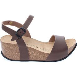 Buty damskie: Sandały w kolorze brązowym