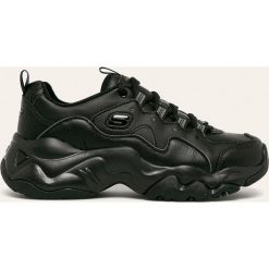 Skechers - Buty. Białe buty sportowe damskie Skechers, ze skóry, sportowe. Za 369,90 zł.
