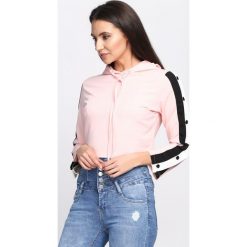 Bluzy damskie: Różowa Bluza Cryptic