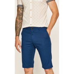 Tom Tailor Denim - Szorty. Niebieskie spodenki i szorty męskie TOM TAILOR DENIM, bez wzorów, z elastanu, casualowe. W wyprzedaży za 114,90 zł.