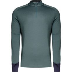Koszulka ON RUNNING WEATHER-SHIRT MAN. Zielone koszulki męskie On Running, na zimę, l, bez wzorów, ze skóry, ze stójką, bez rękawów. Za 580,00 zł.