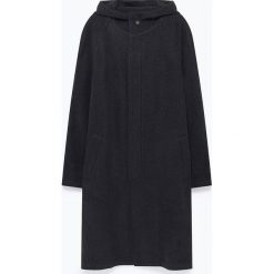 Płaszcz przejściowy w kolorze antracytowym. Szare płaszcze męskie American Vintage, s, bez wzorów, bez kaptura. W wyprzedaży za 369,95 zł.