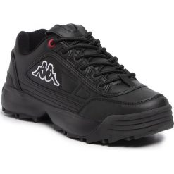 Sneakersy KAPPA - Raven Nc 242782 Black 1111. Czarne półbuty damskie Kappa, ze skóry ekologicznej. Za 159,00 zł.