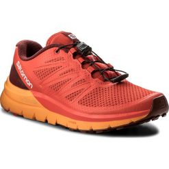 Buty SALOMON - Sense Pro Max 402380 27 W0 Fiery Red/Bright Marigold/Syrah. Czerwone buty sportowe męskie marki Salomon, z tworzywa sztucznego, bez zapięcia, do biegania. W wyprzedaży za 419,00 zł.