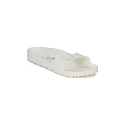 Klapki Birkenstock MADRID EVA. Białe klapki damskie Birkenstock, bez wzorów, bez obcasa. Za 126,70 zł.