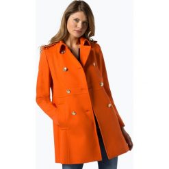 Tommy Hilfiger - Płaszcz damski – Madison, pomarańczowy. Pomarańczowe płaszcze damskie eleganckie. Za 699,95 zł.