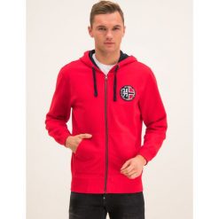Bluza Helly Hansen 1877 Fz Hoodie 53226. Czerwone bluzy męskie Helly Hansen, m, bez wzorów, z bawełny, bez kołnierzyka, bez rękawów, bez kaptura. W wyprzedaży za 219,00 zł.
