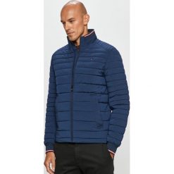 Tommy Hilfiger - Kurtka. Czarne płaszcze męskie TOMMY HILFIGER, s, bez wzorów, z elastanu, krótkie, bez kaptura. Za 1199,00 zł.