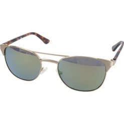 Okulary przeciwsłoneczne "GU7413" w kolorze brązowo-złotym. Żółte okulary przeciwsłoneczne damskie marki Hugo Boss, Valentino, Guess, wakacyjne. W wyprzedaży za 169,95 zł.