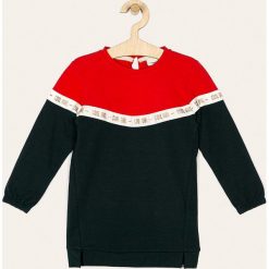 Name it - Bluza dziecięca 92-128 cm. Niebieskie bluzy dziewczęce Name it, z aplikacjami, z bawełny, bez rękawów, bez kaptura. Za 89,90 zł.