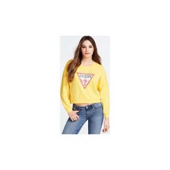 Bluzy Guess W93Q73 K8K90. Żółte bluzy damskie Guess, s, z aplikacjami, bez rękawów, bez kaptura. Za 194,28 zł.