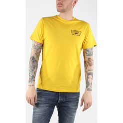 Vans Koszulka Żółty. Żółte podkoszulki męskie Vans, xl, z nadrukiem, z bawełny, bez kołnierzyka, z krótkim rękawem, krótkie. Za 128,95 zł.