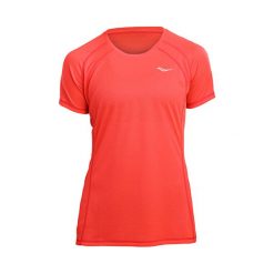 Koszulka do biegania damska SAUCONY HYDRALITE SHORT SLEEVE / SA81538-VRR - czerwony. Bluzki damskie Saucony. Za 87,00 zł.