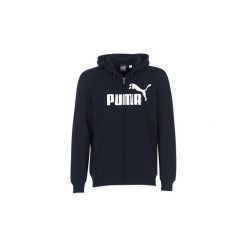 Bluzy Puma ESS FZ HOODY LOGO. Czarne bluzy męskie Puma, s, bez wzorów, bez kołnierzyka, bez rękawów, bez kaptura. Za 239,00 zł.