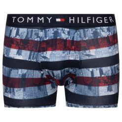 Bokserki TOMMY HILFIGER UM0UM01487. Bokserki męskie TOMMY HILFIGER, bez wzorów, z elastanu. W wyprzedaży za 89,00 zł.