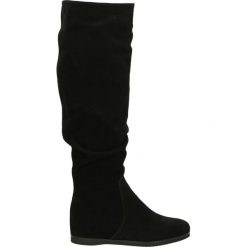 Kozaki - S161 CAM NERO. Czarne buty zimowe damskie Venezia, ze skóry. Za 369,00 zł.