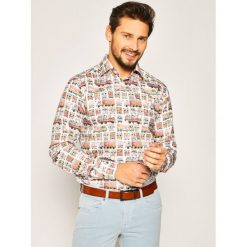 Koszula Eton 100000768. Koszule męskie Eton, m, bez wzorów, z bawełny, casualowe, bez kołnierzyka, bez rękawów. W wyprzedaży za 559,00 zł.