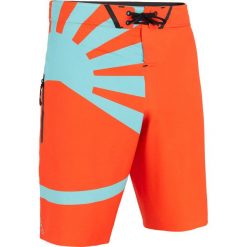 Spodenki surfing długie BS 900L Ocean Light. Pomarańczowe koszulki męskie OLAIAN, l, bez wzorów, z elastanu, sportowe, bez kołnierzyka, bez rękawów, długie. Za 119,99 zł.