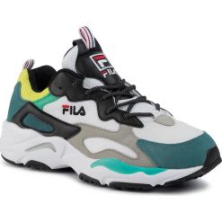 Sneakersy FILA - Ray Tracer 1010685.13C Black/Everglade/Acid Lime. Zielone sneakersy męskie Fila, bez zapięcia. Za 429,00 zł.