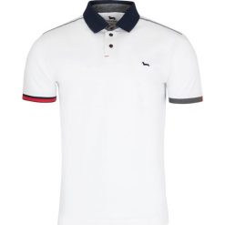 Koszulka Polo Harmont & Blaine. Białe koszulki polo męskie xl, bez wzorów, klasyczne, bez rękawów. Za 359,00 zł.