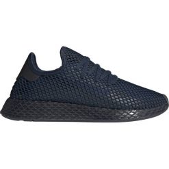 Adidas Originals Deerupt Runner Tenisówki Niebieski. Niebieskie trampki męskie adidas Originals, bez wzorów, z materiału, bez zapięcia. Za 430,95 zł.