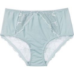 Figi wyszczuplające bonprix lodowy niebieski. Niebieskie majtki damskie wyszczuplające marki bonprix, bez wzorów. Za 34,99 zł.