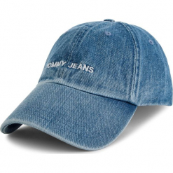Czapka z daszkiem TOMMY JEANS - Tju Sport Cap Denim AU0AU00489 901. Niebieskie czapki z daszkiem męskie Tommy Jeans, z bawełny, sportowe. Za 129,00 zł.