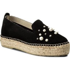 Espadryle EVA MINGE - Siero 3P 18MJ1372401ES 201. Czarne espadryle damskie marki Eva Minge, ze skóry, na płaskiej podeszwie. W wyprzedaży za 239,00 zł.