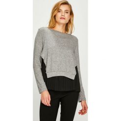 Answear - Sweter. Szare swetry klasyczne damskie ANSWEAR, m, z dzianiny, z okrągłym kołnierzem. Za 129,90 zł.