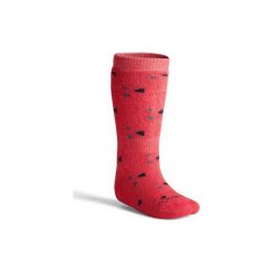 Skarpety jeździeckie Baby Warm dla maluchów. Niebieskie skarpetki męskie marki FOUGANZA, bez wzorów, z elastanu. Za 14,99 zł.