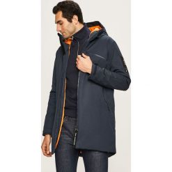 Peak Performance - Kurtka. Niebieskie płaszcze męskie Peak Performance, xl, bez wzorów, z poliesteru, długie, z kapturem. Za 1699,00 zł.