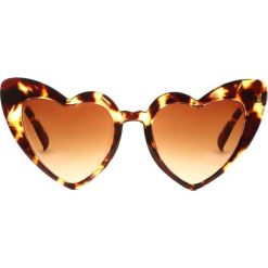 Brązowe Okulary Astounding. Pomarańczowe okulary przeciwsłoneczne damskie Born2be. Za 39,99 zł.
