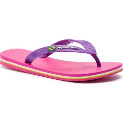 Japonki IPANEMA - Clas Brasil II Fem 80408 Pink/Purple 24698. Fioletowe klapki damskie Ipanema, bez wzorów, z tworzywa sztucznego, bez obcasa. Za 69,99 zł.