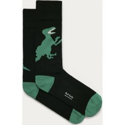 Paul Smith - Skarpetki. Czarne skarpetki męskie Paul Smith, z nadrukiem, z elastanu. Za 99,90 zł.