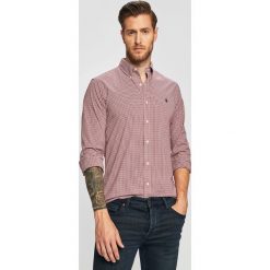 Polo Ralph Lauren - Koszula. Brązowe koszule męskie xl, z elastanu, casualowe, polo. W wyprzedaży za 399,90 zł.