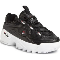 Sneakersy FILA - D-Formation Wmn 1010856.13S Black/White/Fila Red. Czarne półbuty damskie Fila, ze skóry ekologicznej. W wyprzedaży za 259,00 zł.