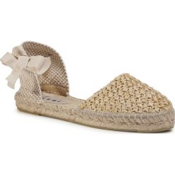 Espadryle MANEBI - Flat Valenciana V 2.7 P0 Raffia. Brązowe espadryle damskie Manebi, bez wzorów, z tworzywa sztucznego, bez obcasa. Za 379,00 zł.