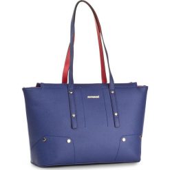 Torebka MONNARI - BAG0870-013 Navy With Red. Niebieskie torebki klasyczne damskie marki Monnari, ze skóry ekologicznej. W wyprzedaży za 139,00 zł.